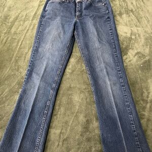 Rider  By Lee Instantly Slime Size 8 32 Medium Jeans Bootcut